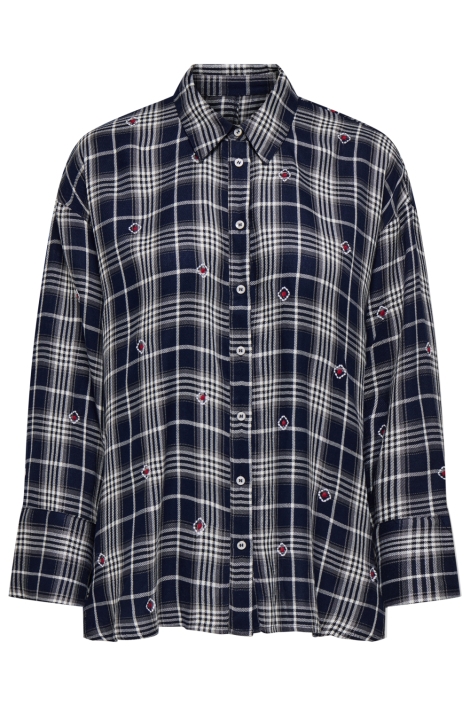 Only onlgrace lira life ls emb shirt wvn